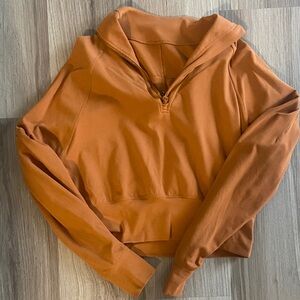 lululemon athletica Rust Long Sleeve Pullover